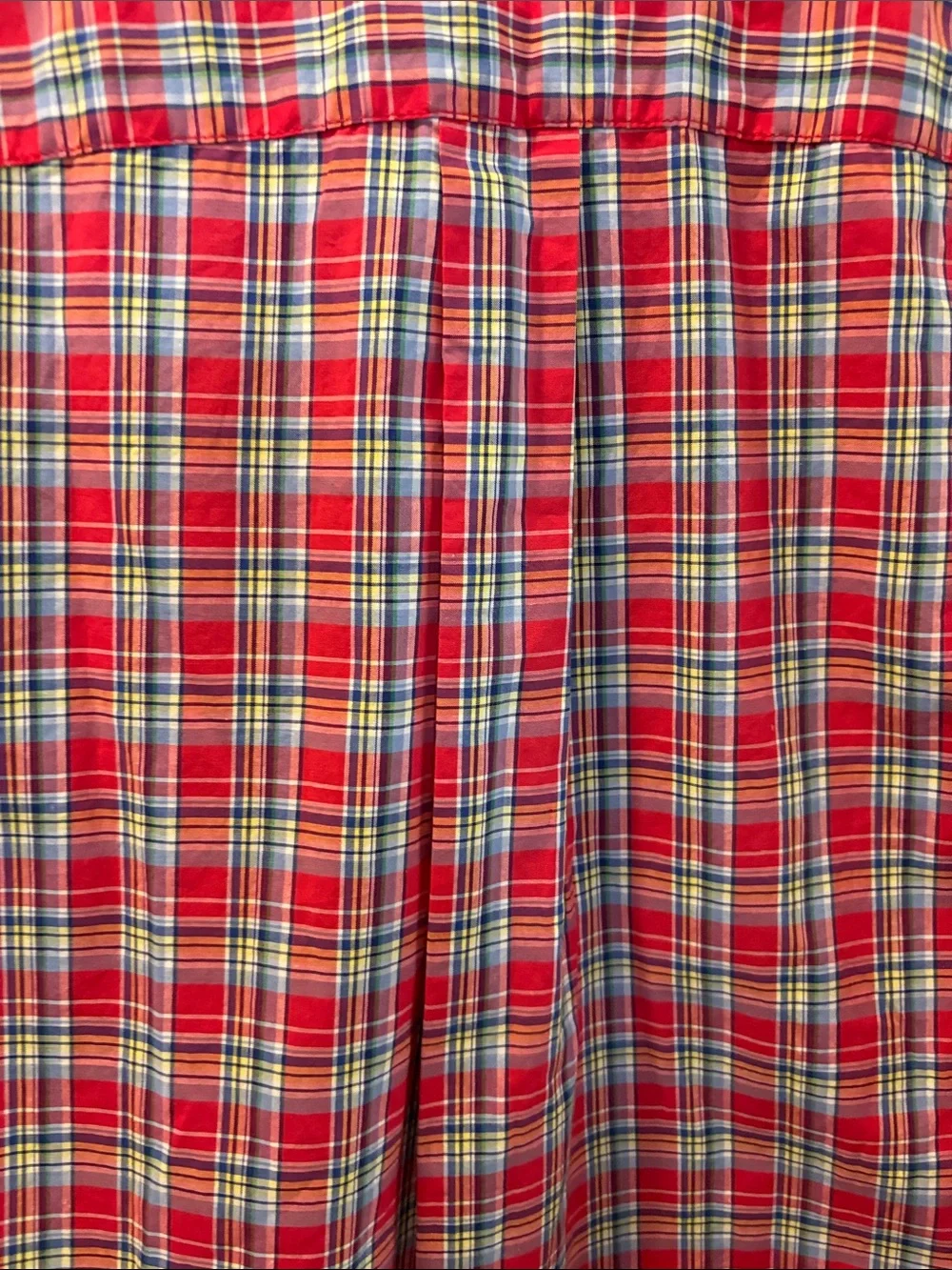 NWT Ralph Lauren boys XL 18-20 Plaid S/S Button-Down Shirt 26-312